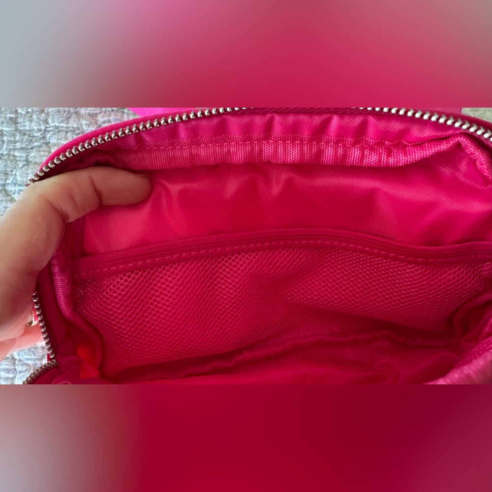 Trina Turk Pink Belt Bag with Zippered Closure - Picture 7 of 11